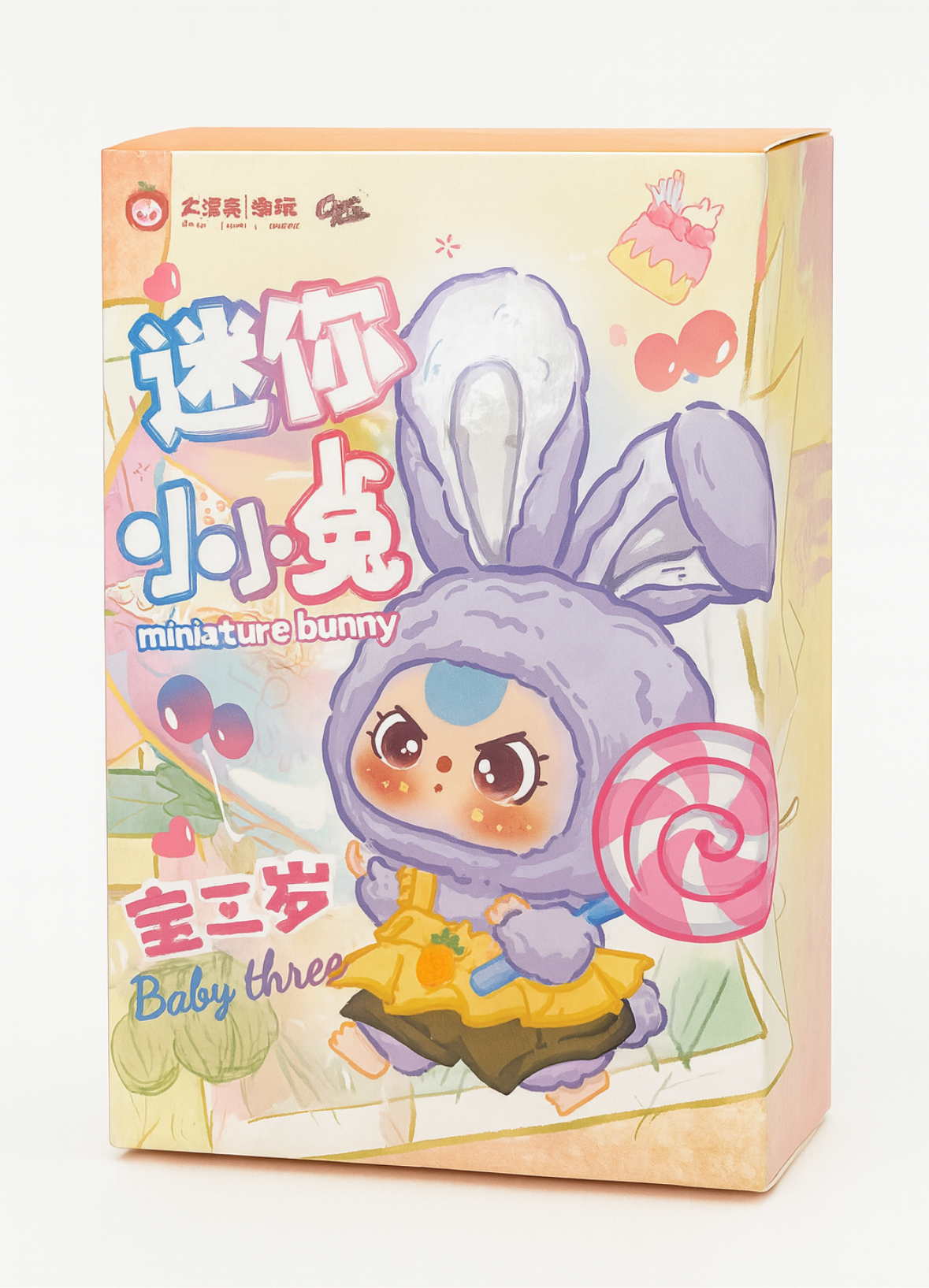 Baby Three Miniature Bunnies Blind Box